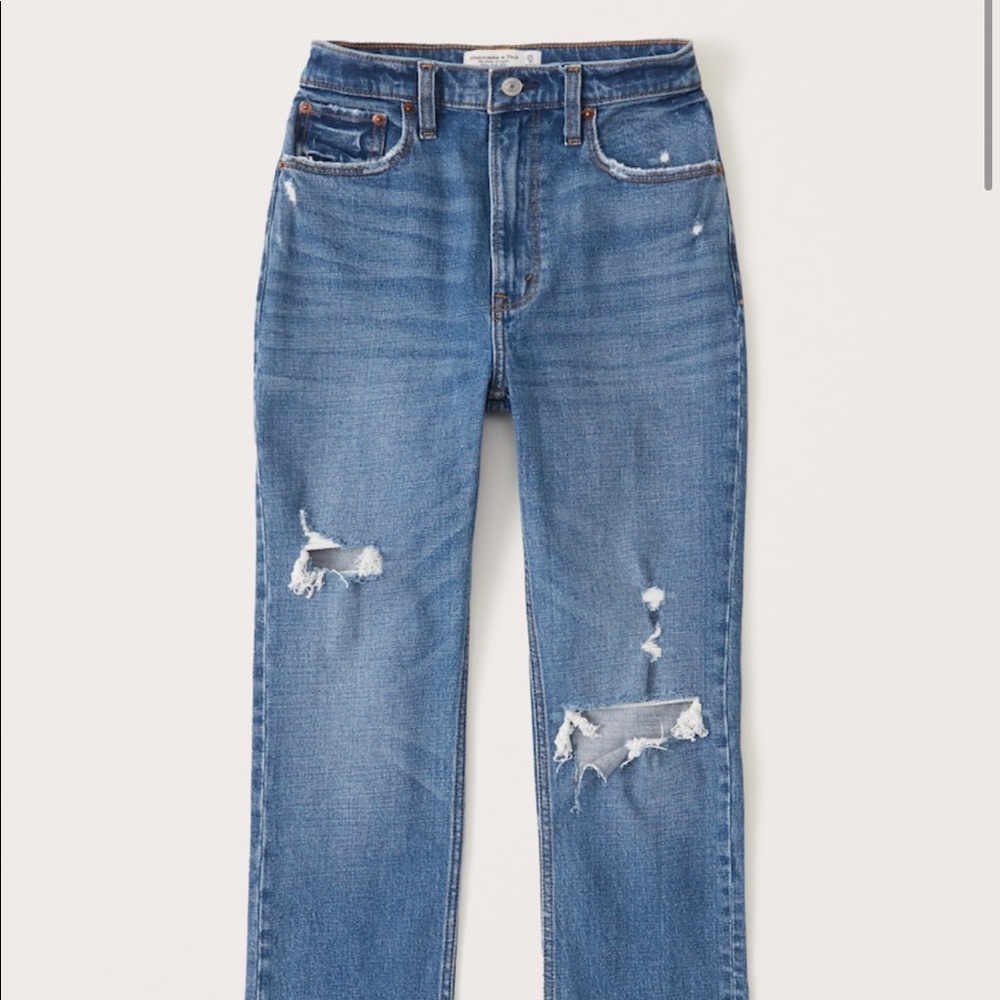 Curve Love Ultra High Rise Ankle Straight Jeans